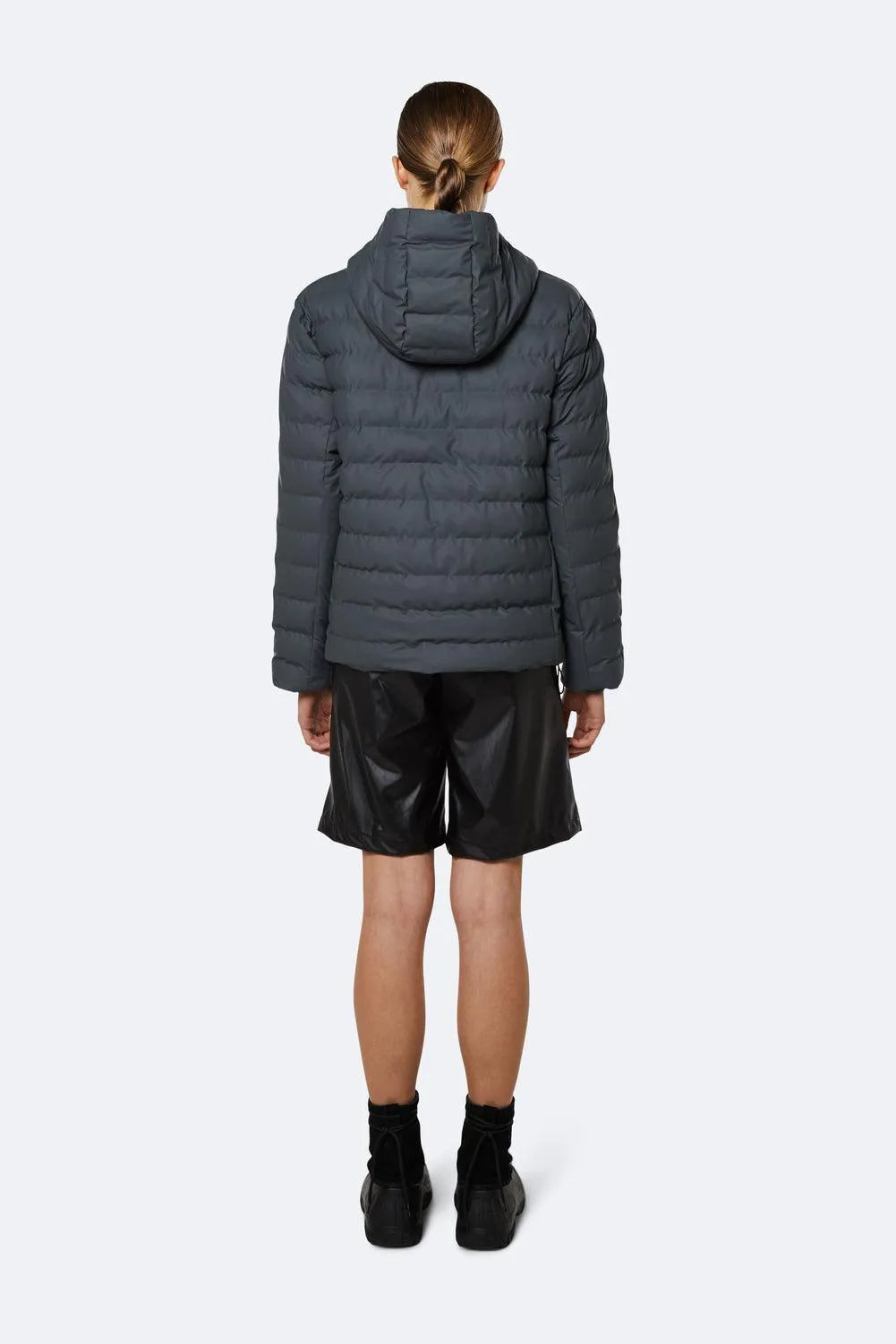 Trekker Hooded Jacket Slate - ECRU