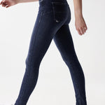 Vaquero Push In Secret Glamour Lavado Oscuro - ECRU