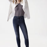 Vaquero Push In Secret Glamour Lavado Oscuro - ECRU