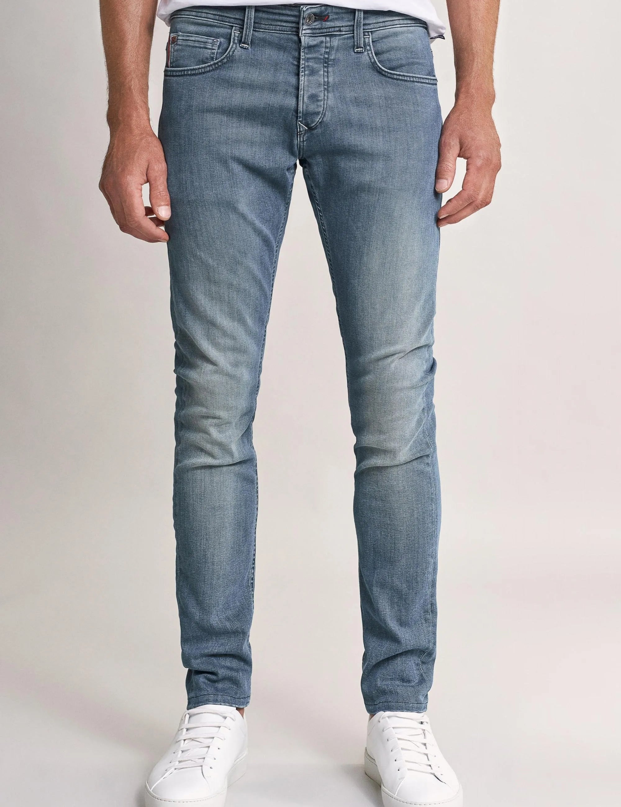 VAQUEROS CLASH SKINNY PREMIUM FLEX - ECRU