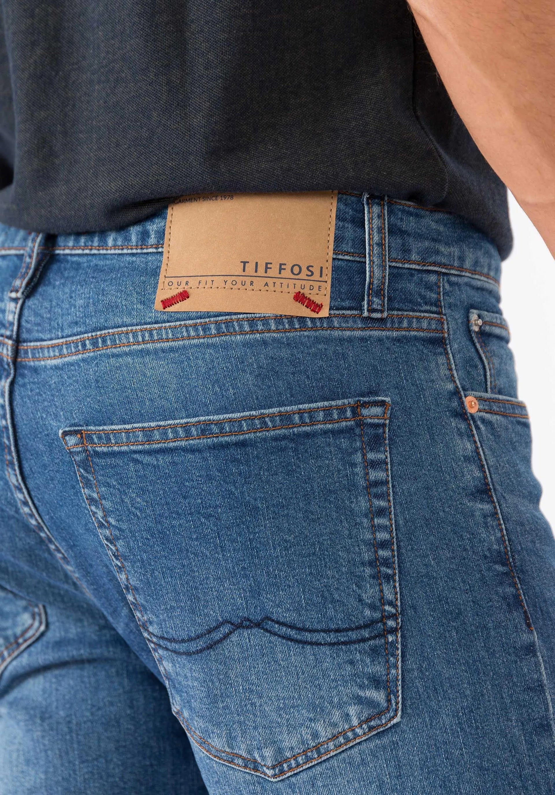 Vaqueros Dylan 20 Tapered Slim Fit - ECRU