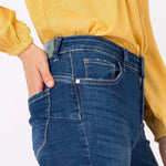 Vaqueros Light push up Skinny 173 - ECRU