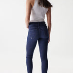 Vaqueros Push In Secret Cropped Skinny - ECRU