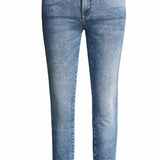 Vaqueros Push In Secret Glamour Capri Con Bordados - ECRU