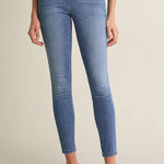 Vaqueros Push In Secret Glamour skinny tejido ligero - ECRU