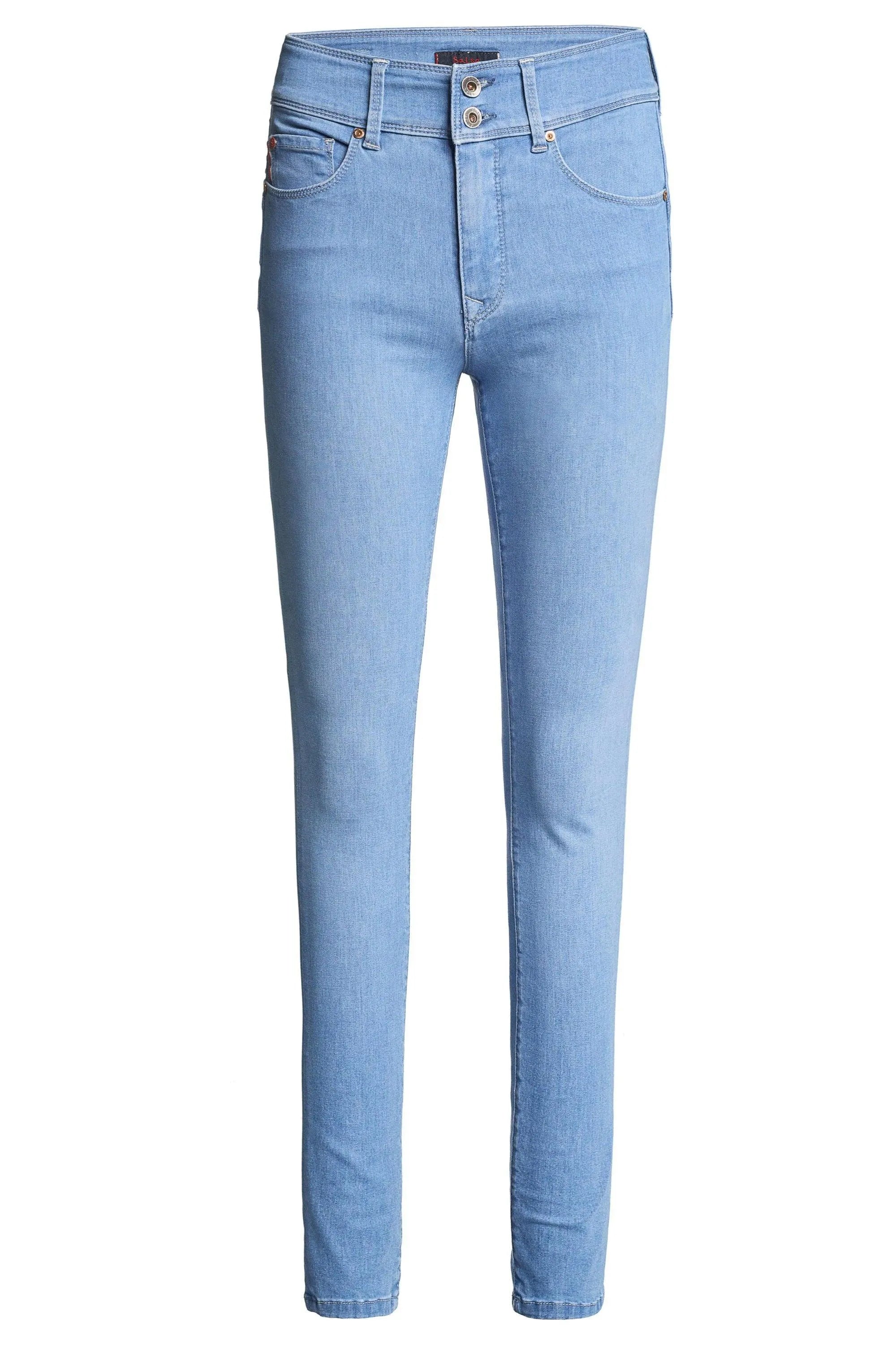 VAQUEROS PUSH IN SECRET SKINNY DE TACTO SUAVE - ECRU