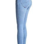 VAQUEROS PUSH IN SECRET SKINNY DE TACTO SUAVE - ECRU