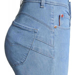 VAQUEROS PUSH IN SECRET SKINNY DE TACTO SUAVE - ECRU