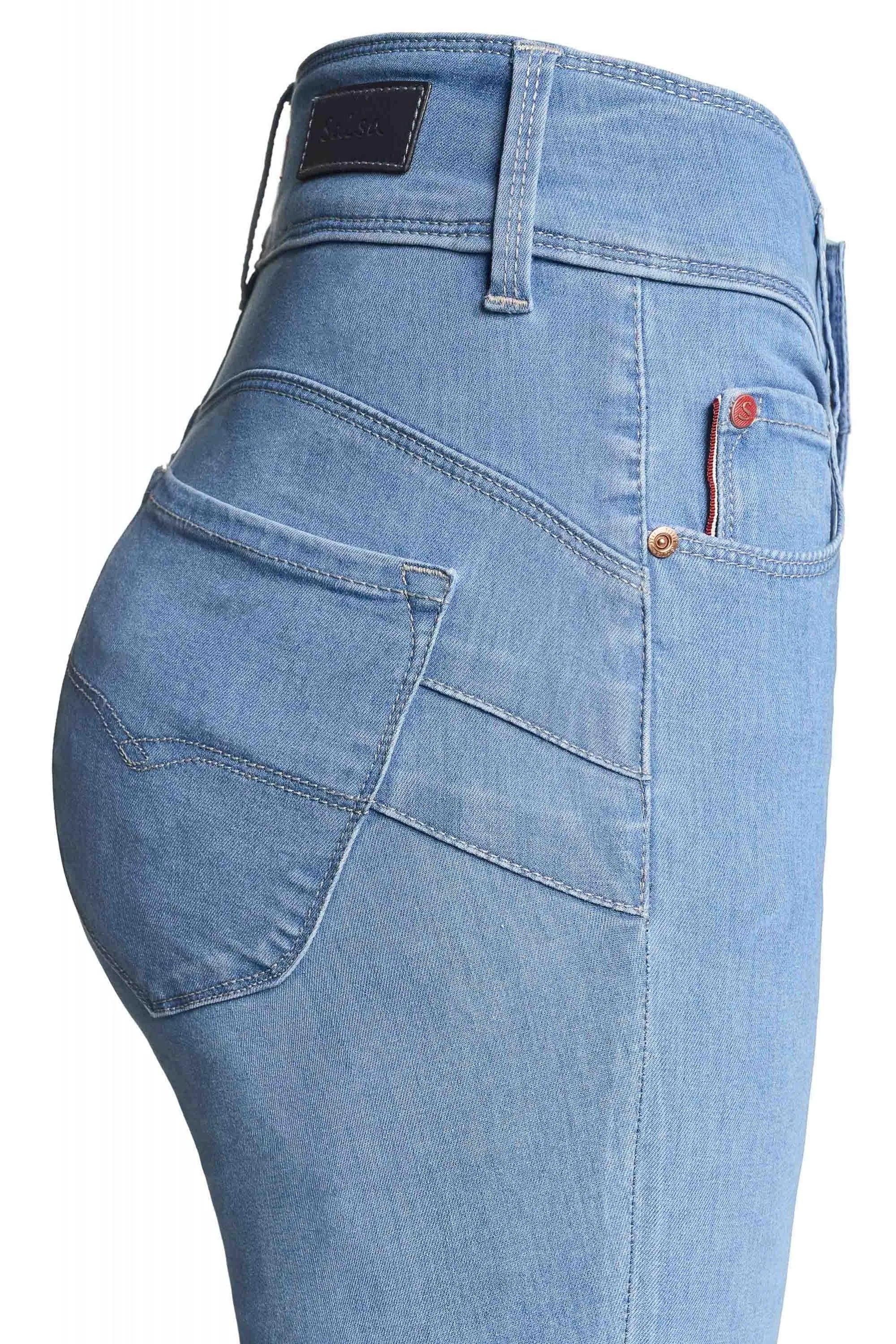 VAQUEROS PUSH IN SECRET SKINNY DE TACTO SUAVE - ECRU