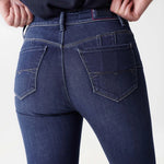 Vaqueros Push Up Destiny Cropped Skinny - ECRU