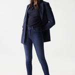 Vaqueros Push Up Destiny Cropped Skinny - ECRU