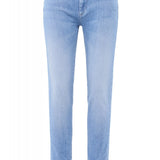 VAQUEROS PUSH UP WONDER SKINNY CINTURA MEDIA - ECRU