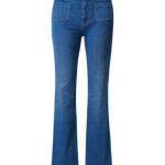 Vaqueros Salsa Mujer Push Up Destiny Flare - ECRU