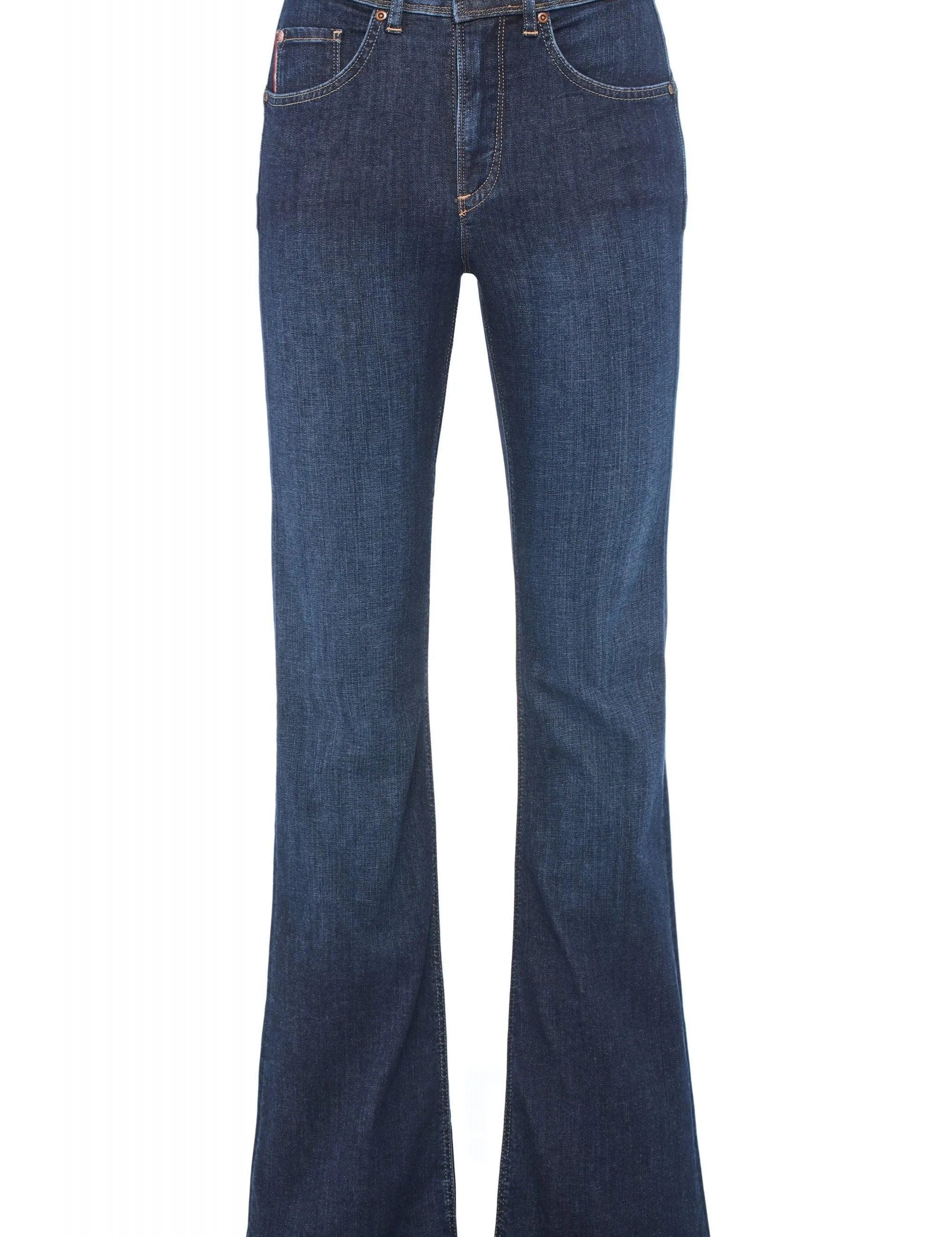 Vaqueros Secret Glamour Push In Flare - ECRU