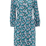 Vestido Astra Smock Multi Layered Hearts - ECRU