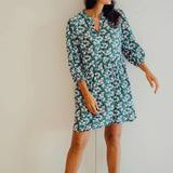 Vestido Astra Smock Multi Layered Hearts - ECRU