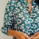 Vestido Astra Smock Multi Layered Hearts - ECRU