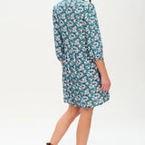 Vestido Astra Smock Multi Layered Hearts - ECRU