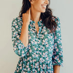 Vestido Astra Smock Multi Layered Hearts - ECRU