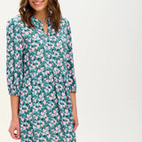 Vestido Astra Smock Multi Layered Hearts - ECRU