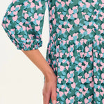 Vestido Astra Smock Multi Layered Hearts - ECRU