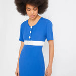 Vestido Azul Lazo - ECRU