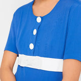 Vestido Azul Lazo - ECRU