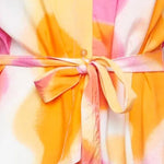 Vestido Camisero B.Young Estampado Raspberry Rose - ECRU