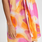 Vestido Camisero B.Young Estampado Raspberry Rose - ECRU