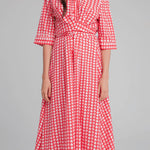 Vestido Camisero Corazones - ECRU