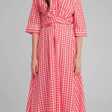 Vestido Camisero Corazones - ECRU