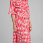 Vestido Camisero Corazones - ECRU