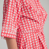 Vestido Camisero Corazones - ECRU