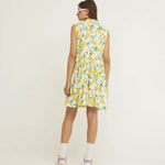 Vestido Camisero Corto Limones - ECRU