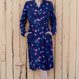 Vestido Camisero Elspeth - Azul marino, Ufo Space - ECRU