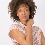 Vestido Camisero Estampado Floral Camilo 1 - ECRU