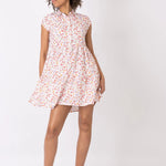 Vestido Camisero Estampado Floral Camilo 1 - ECRU