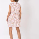 Vestido Camisero Estampado Floral Camilo 1 - ECRU