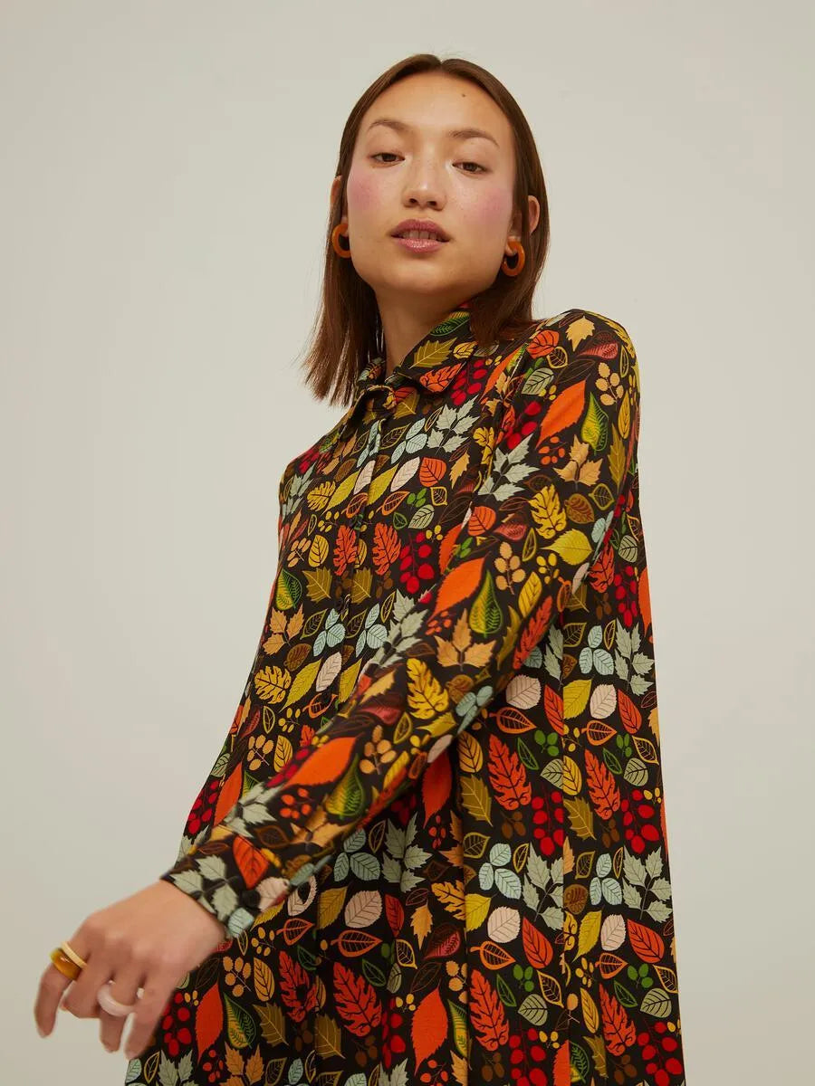 Vestido Camisero Fall - ECRU