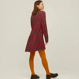 Vestido Camisero Flowers - ECRU