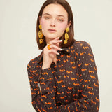 Vestido Camisero Fox - ECRU