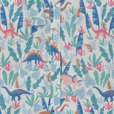 Vestido Camisero Lauretta Cream multi Lost Dinosaurs - ECRU