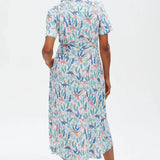 Vestido Camisero Lauretta Cream multi Lost Dinosaurs - ECRU