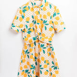 Vestido camisero limonero - ECRU