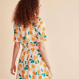 Vestido camisero limonero - ECRU