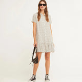 Vestido Camisero Manga Corta Birdie - ECRU