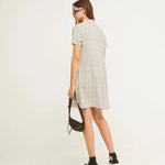 Vestido Camisero Manga Corta Birdie - ECRU