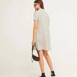 Vestido Camisero Manga Corta Birdie - ECRU