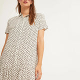 Vestido Camisero Manga Corta Birdie - ECRU