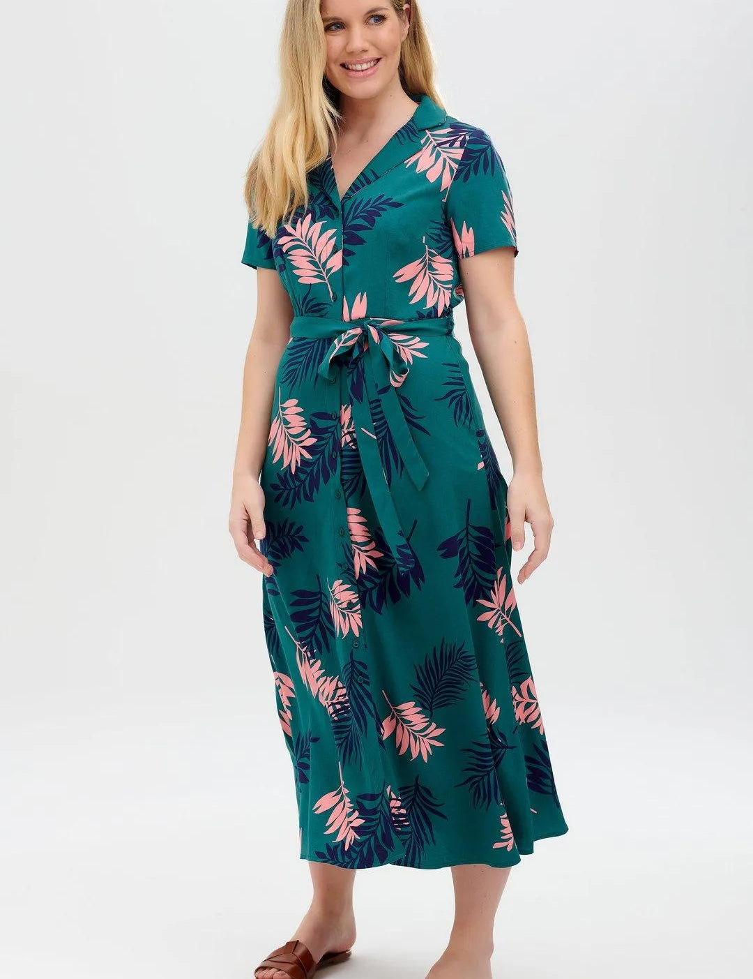 Vestido Camisero Midi Nettie - ECRU